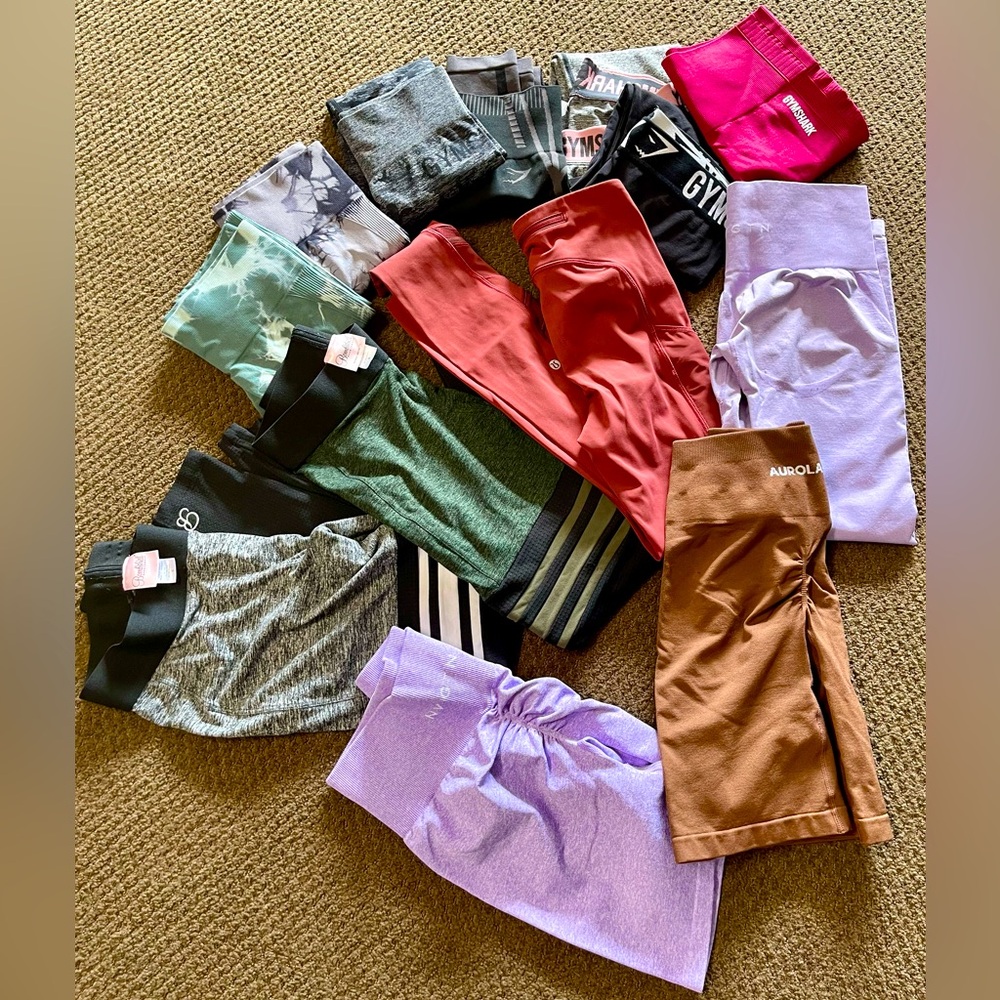 Gymshark NVGTN Bombshell Aurola Lululemon bundle